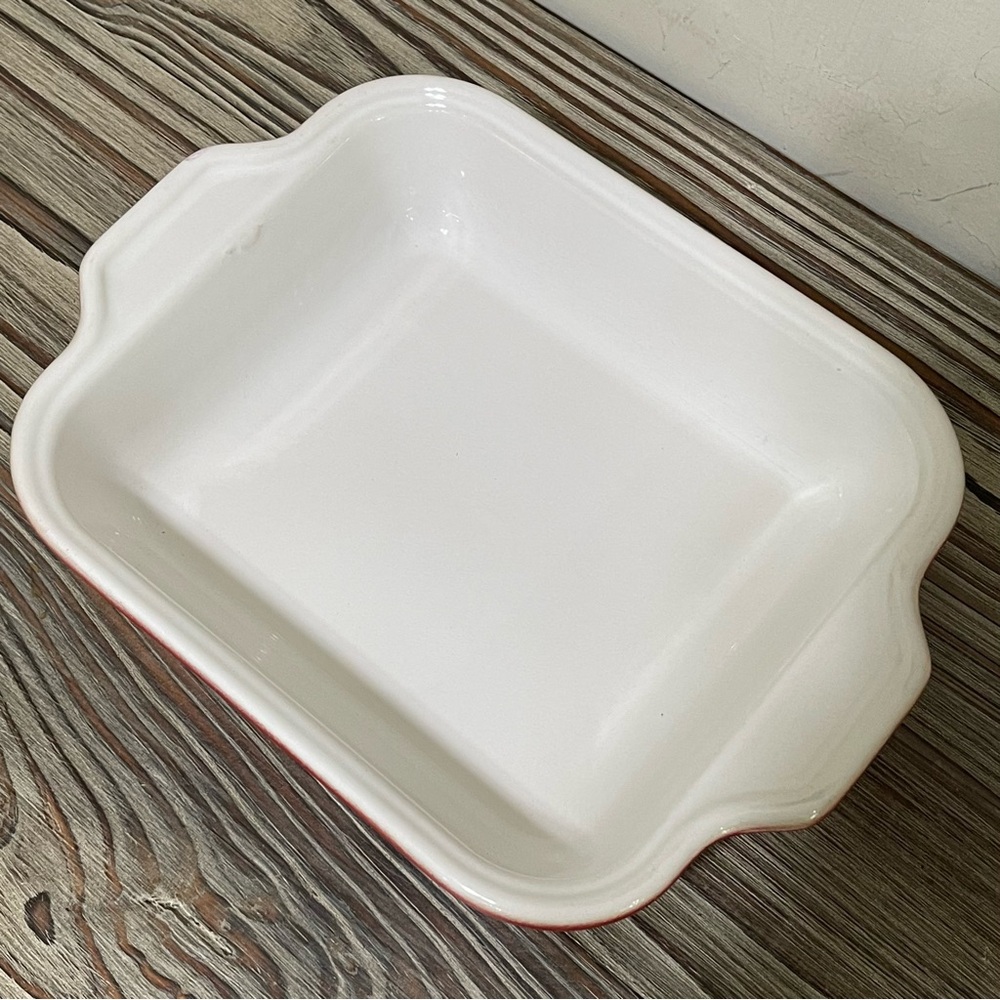 Emile Henry France Modern Classics Ceramic Rectangular Baking Dish Red 9.2"x6.7" - Picture 4 of 17